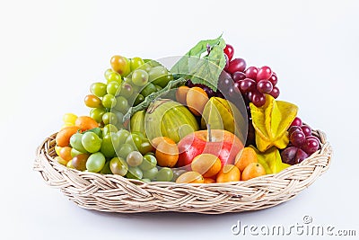 Harvest juicy fruit, fruit,vegetable. Stock Photo