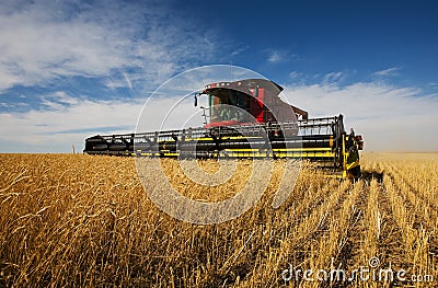 Harvester Stock Photo