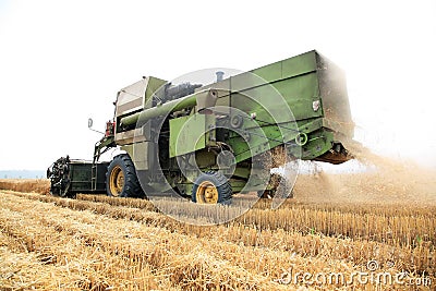 Harvester Stock Photo