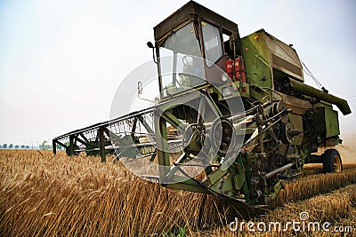 Harvester Stock Photo