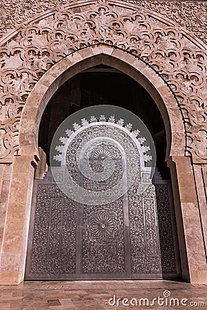 Hassan ii gate Stock Photo