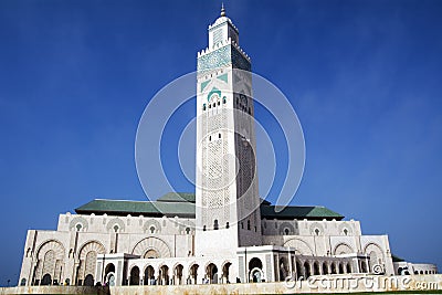 Hassan II Mosque - Casablanca - Morocco Stock Photo
