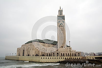 Hassan II Mosque - Casablanca - Morocco Stock Photo