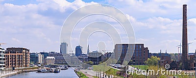 Skyline of Hasselt in Belgium Editorial Stock Photo