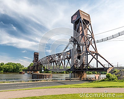 Hastings Rail Bridge Stock Photo