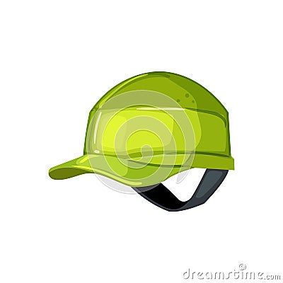 hat helmet builder cartoon vector illustration Vector Illustration