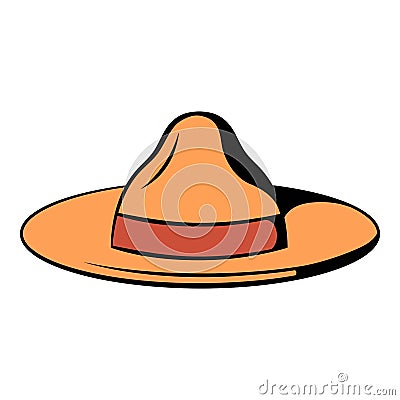 Hat Icon Cartoon Stock Vector - Image: 88449347