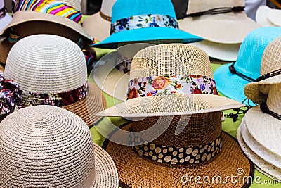 Hats Background Vintage Retro Head Design Fashion Stock Photo