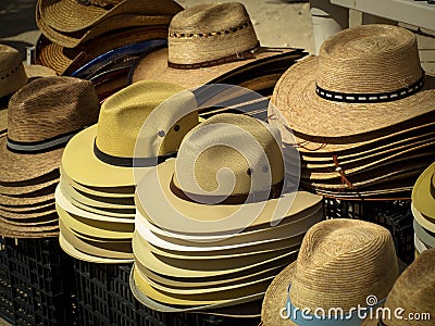 Hats for Sales Stock Photo