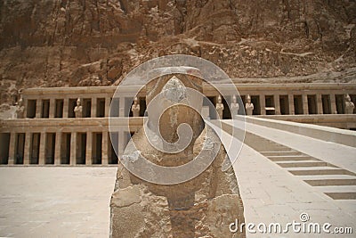 Hatshepsut temple at west bank of Luxor, Egpyt Stock Photo