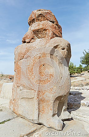 The Hattian and Hittite Ruins of Alaca Hoyuk Stock Photo