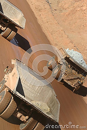 Haul Trucks 1 Stock Photo