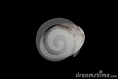 Haumea, dwarf planet, rotating. 3d render Stock Photo
