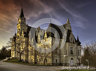 Haunted castle Stock Photo