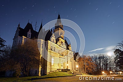 Haunted castle - Slovakia Stock Photo