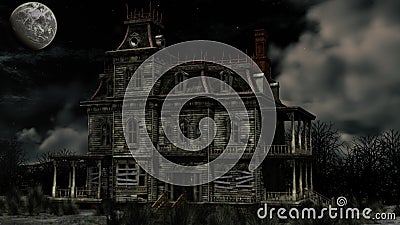 Haunted house Stock Photo