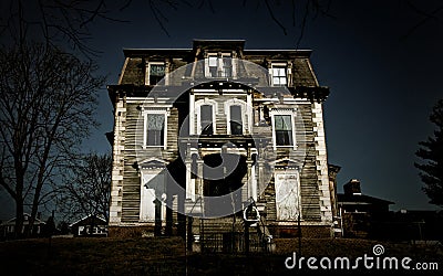 Haunted House Stock Photo