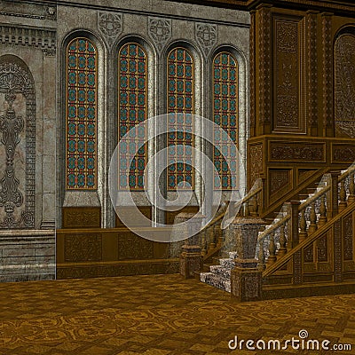 Haunted Mansion Stock Photo