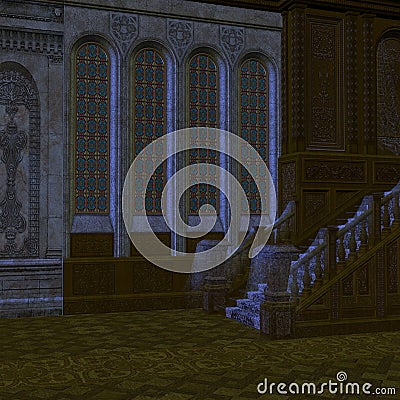 Haunted Mansion Stock Photo