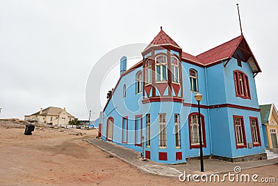 Haus Grunewald - Luderitz, Namibia Stock Photo