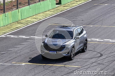 Haval ride on test drive on Interlagos autodrome Editorial Stock Photo