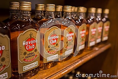 Havana Club rum Editorial Stock Photo