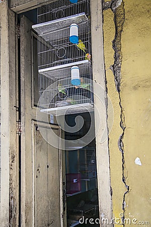 Havana, Cuba - 21 January 2013: Views of town center of squares and streets Stock Photo