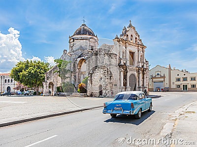 Church in old Havana Editorial Stock Photo