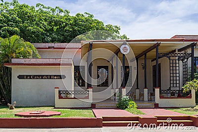 Havanna Club Rum Museum in Cuba Varadero Editorial Stock Photo