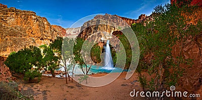 Havasu Falls Stock Photo