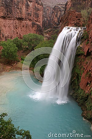 Havasu Falls Stock Photo