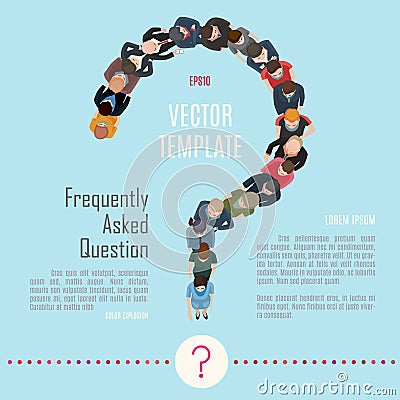 Have a question Vector Illustration