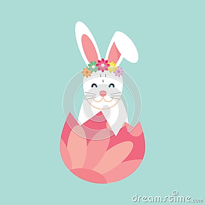 Have Yourself a Very Happy Easter Easter Bunny Ears Vector Vector Illustration