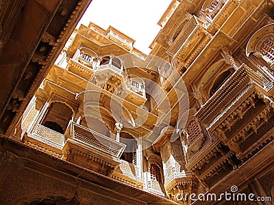 Haveli, Jaisalmer Stock Photo