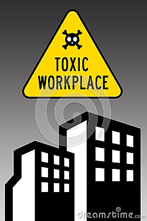 Toxic workplace Stock Photo