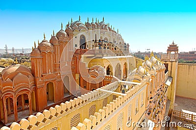 Hawa Mahal, Jaipur, India. Editorial Stock Photo