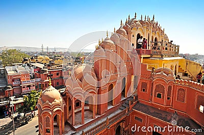 Hawa Mahal, Jaipur, India. Editorial Stock Photo