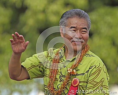 Hawai'i Governor Editorial Stock Photo