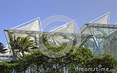 Hawaii convention center Stock Photo