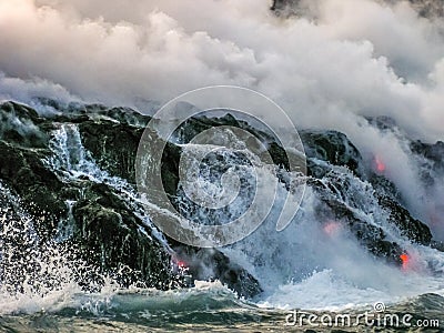 Hawaii Volcanoes National Park Stock Photo