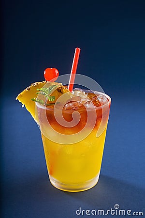 A Hawaiian Maitai drink Stock Photo