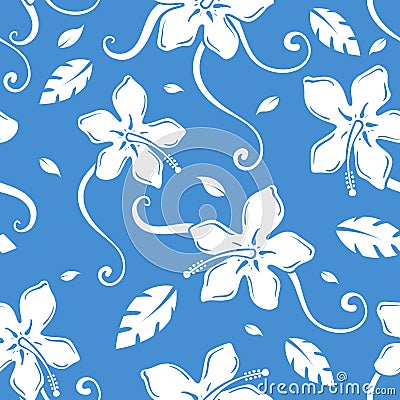 Hawaiian Pattern Vector Illustration