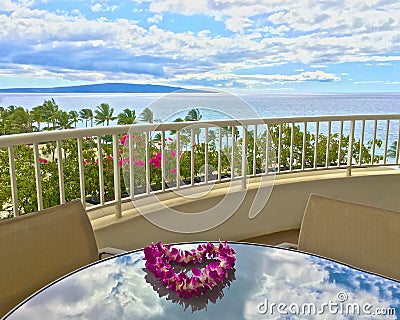 Hawaiian resort Fairmont Maui Editorial Stock Photo