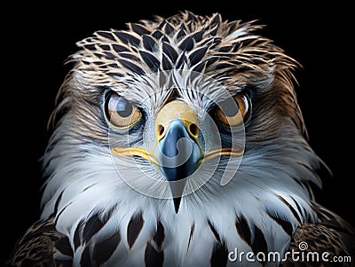 of hawk eagle Cartoon Illustration