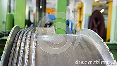 Hawser manufacturing Stock Photo