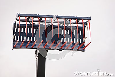 Hay loader agricultural machinery Stock Photo