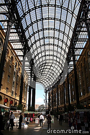 Hay's galleria Editorial Stock Photo