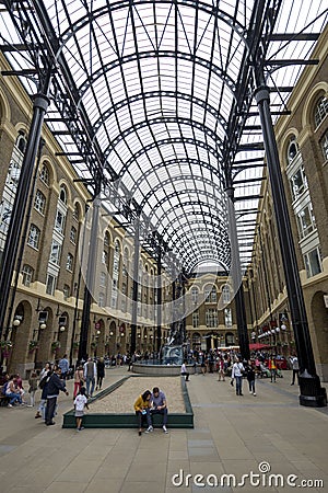 Hay's Galleria Editorial Stock Photo