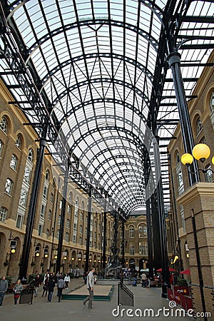 Hay`s Galleria - London - UK Editorial Stock Photo