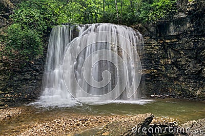 Hayden Falls in Columbus, Ohio Stock Photo